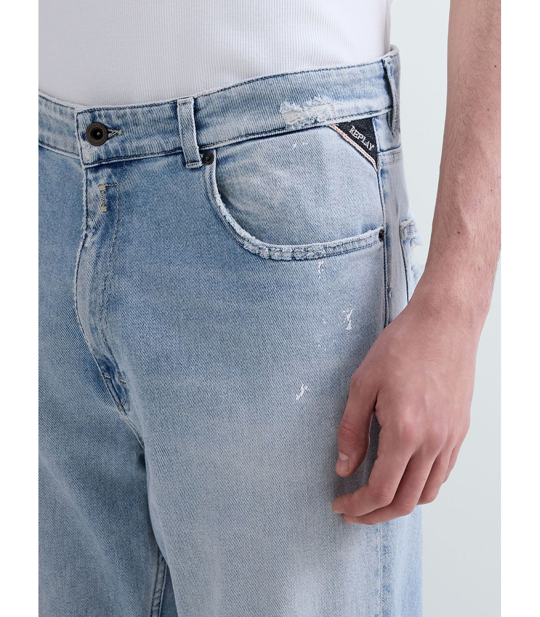 ブーツカットCLEY コンフォートデニム 詳細画像 ライトブルー 5